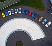 Bandymai Panevėžio darbo rinkos mokymo centro autodrome 