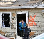 Tornadas JAV vidurio vakaruose pareikalavo žmonių gyvybių. Margaret Shimkus i&scaron;sigelbėjo vonioje
