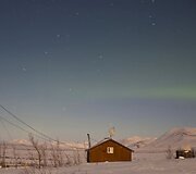 2012 m. kovas. &Scaron;iaurės pa&scaron;vaistė, dažnai vadinama vadinama tiesiog dangi&scaron;kąja ugnimi 
