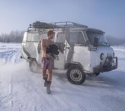 &bdquo;The Coldest Ride&ldquo;: &scaron;alčio pojūčiams užtvirtinti &ndash; krosas ir maudynės -45 laipsnių &scaron;altyje