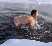 &bdquo;The Coldest Ride&ldquo;: &scaron;alčio pojūčiams užtvirtinti &ndash; krosas ir maudynės -45 laipsnių &scaron;altyje