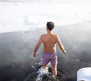 &bdquo;The Coldest Ride&ldquo;: &scaron;alčio pojūčiams užtvirtinti &ndash; krosas ir maudynės -45 laipsnių &scaron;altyje