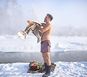 &bdquo;The Coldest Ride&ldquo;: &scaron;alčio pojūčiams užtvirtinti &ndash; krosas ir maudynės -45 laipsnių &scaron;altyje