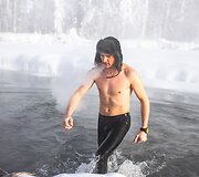 &bdquo;The Coldest Ride&ldquo;: &scaron;alčio pojūčiams užtvirtinti &ndash; krosas ir maudynės -45 laipsnių &scaron;altyje