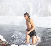 &bdquo;The Coldest Ride&ldquo;: &scaron;alčio pojūčiams užtvirtinti &ndash; krosas ir maudynės -45 laipsnių &scaron;altyje