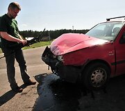 Avarija prie posūkio į Karveli&scaron;kių kapines, ties Vilniumi