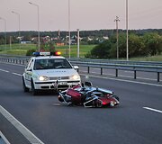 Motociklo avarija Molėtų plente