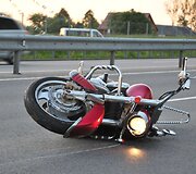 Motociklo avarija Molėtų plente