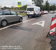 A juosta Vilniuje, Ukmergės gatvėje: kai nebudi policija, srautas ja padidėja