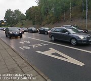 A juosta Vilniuje, Ukmergės gatvėje: kai nebudi policija, srautas ja padidėja