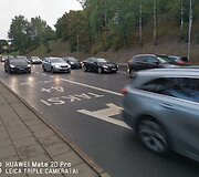 A juosta Vilniuje, Ukmergės gatvėje: kai nebudi policija, srautas ja padidėja