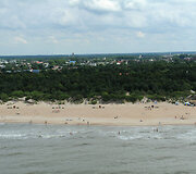 Skrydis vir&scaron; Baltijos pajūrio