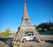 Vitoldas Milius ir Dainius Jakas pasiekė naują rekordą &ndash; Lietuvos perimetrą elektromobiliu &bdquo;Kia e-Niro&ldquo;