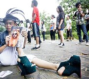 Lady Gagos fanai Džakartoje