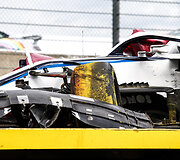 A.Giovanazzi ir G.Russelo avarija F1 Belgijos GP