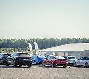 Naujausi &bdquo;Audi RS&ldquo; modeliai i&scaron;bandyti &bdquo;Nemuno žiedo&ldquo; lenktynių trasoje