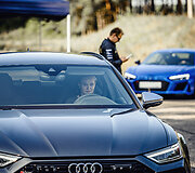 Naujausi &bdquo;Audi RS&ldquo; modeliai i&scaron;bandyti &bdquo;Nemuno žiedo&ldquo; lenktynių trasoje