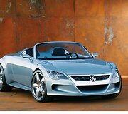 Volkswagen Concept R &ndash; 2003 metais pristatytas koncepcinis sportinis automobilis.
