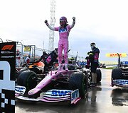Nugalėtojas Lanceas Strollas.&bdquo;Formulės 1&ldquo; kvalifikacija Turkijoje vyko permainingomis oro sąlygomis
