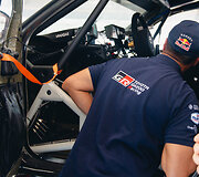 Benediktas Vanagas ir Nasseras Al-Attiyah