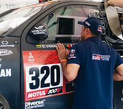 Benediktas Vanagas ir Nasseras Al-Attiyah