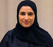 JAE kosmoso agentūros vadovė ir &scaron;alies auk&scaron;tųjų technologijų ministrė Sarah Al-Amiri