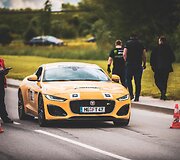Žilvinas Pekarskas ir Giedrius Žiura nugalėjo  Press Rally 5000+ žurnalistų įskaitoje vairuodami Jaguar F-Type