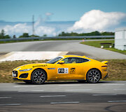 Žilvinas Pekarskas ir Giedrius Žiura nugalėjo  Press Rally 5000+ žurnalistų įskaitoje vairuodami Jaguar F-Type