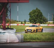 Žilvinas Pekarskas ir Giedrius Žiura nugalėjo  Press Rally 5000+ žurnalistų įskaitoje vairuodami Jaguar F-Type