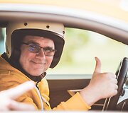 Žilvinas Pekarskas ir Giedrius Žiura nugalėjo  Press Rally 5000+ žurnalistų įskaitoje vairuodami Jaguar F-Type