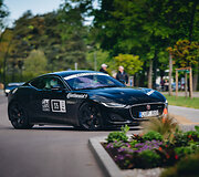 Karolis Rai&scaron;ys ir Justė &Scaron;ataitė nugalėjo  Press Rally 5000+ Sport įskaitoje vairuodami &bdquo;Jaguar F-Type&ldquo;