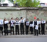 &bdquo;No theatre&ldquo;  ir Vido Bareikio protestas prie&scaron; vieną i&scaron; svarbiausių teatro festivalio &bdquo;Sirenos&ldquo; svečių