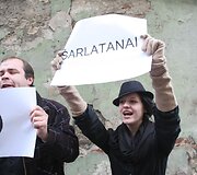 &bdquo;No theatre&ldquo;  ir Vido Bareikio protestas prie&scaron; vieną i&scaron; svarbiausių teatro festivalio &bdquo;Sirenos&ldquo; svečių