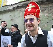 &bdquo;No theatre&ldquo;  ir Vido Bareikio protestas prie&scaron; vieną i&scaron; svarbiausių teatro festivalio &bdquo;Sirenos&ldquo; svečių