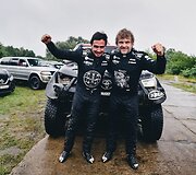 B.Vanagas ir F.Palmeiro Baja Poland varžybose, V.Pilkausko nuotr.