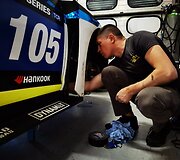 Hockenheimo 12 val. lenktynės: nuotaikos Lietuvos komandų boksuose ir &scaron;alia jų