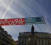 Profsąjungų streikas Lisabonoje