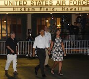 Barackas Obama su &scaron;eima atostogavo Havajuose