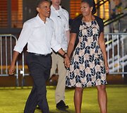 Barackas Obama su &scaron;eima atostogavo Havajuose