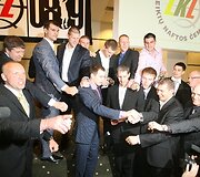 &bdquo;Lietuvos ryto&ldquo; komanda pasidabino LKL aukso žiedais