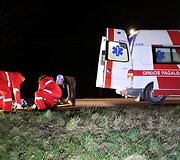 Naktinė BMW avarija