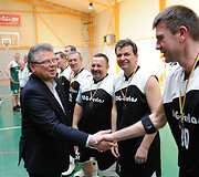 Sporto žurnalistai Spaudos dieną &scaron;ventė aik&scaron;telėje