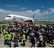 Europinio firmos &bdquo;Airbus&ldquo; lėktuvo A350 pirmasis skrydis