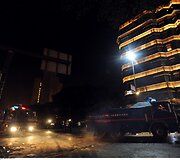 Turkijos policija &scaron;e&scaron;tadienį su a&scaron;arinėmis dujomis ir vandens patrankomis &scaron;turmavo Stambulo Gezi parką.