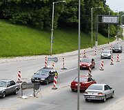 Transporto spūstis Vilniuje po ilgojo savaitgalio
