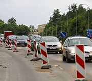 Transporto spūstis Vilniuje po ilgojo savaitgalio