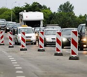 Transporto spūstis Vilniuje po ilgojo savaitgalio