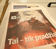 Paskutinio savaitra&scaron;čio &bdquo;15min&ldquo; numerio kūrimas ir gamyba  2013 m. liepos 04 d. 