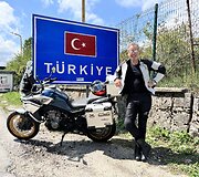 K. Mieliauskas motociklu nuvažiavo 2200 kilometrų per Turkiją ir pasiekė Irako sieną