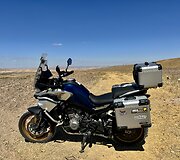 K.Mieliauskas motociklu nuvažiavo 2200 kilometrų per Turkiją ir pasiekė Irako sieną